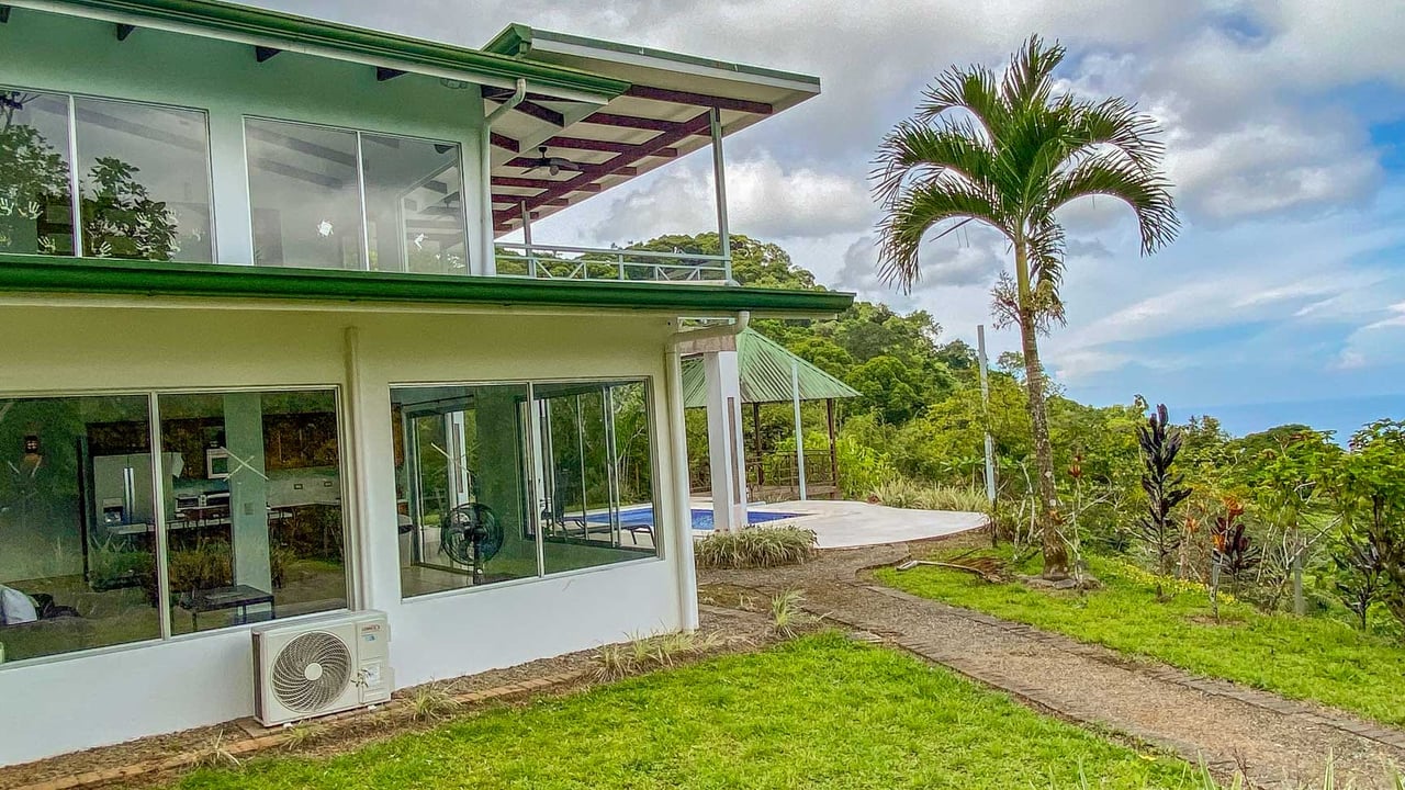 3-Bed Ocean View Home Near Ojochal, Costa Rica | 2.75 Acre Jungle Property