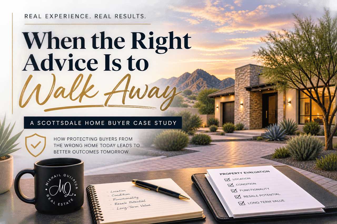 When the Right Advice Is to Walk Away: A Scottsdale Home Buyer Case Study