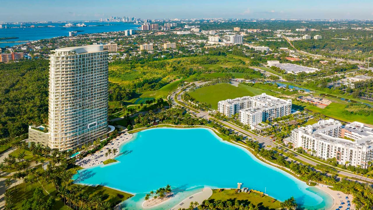 One Park Tower bird view