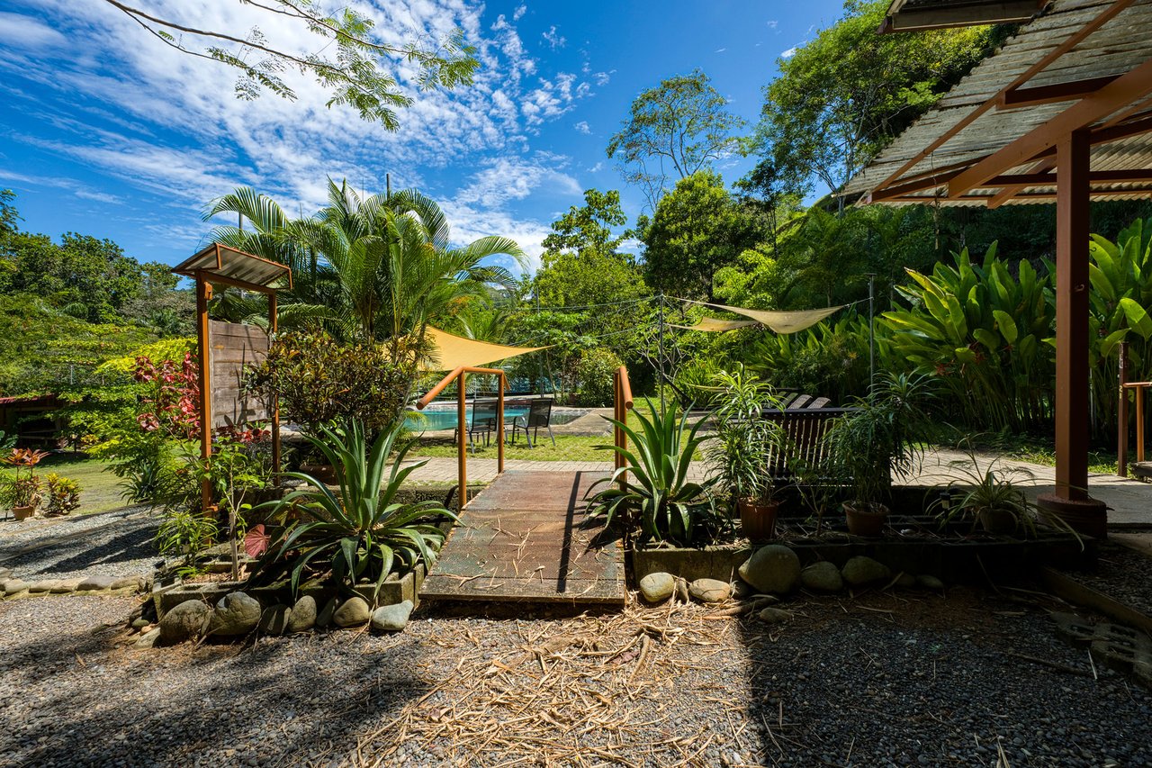 DOMINICAL HOTEL OR RETREAT WITH 11 RENTALS PLUS OWNER’S HOME