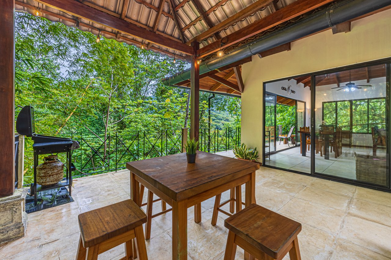 Tropical Villa in Canto del Mar | Walk to Dominicalito Beach