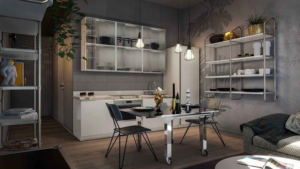 Diesel Wynwood studio kitchen 