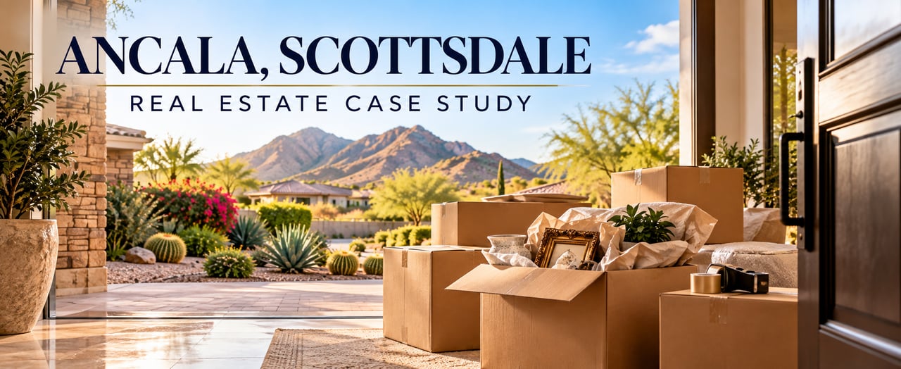 Ancala Scottsdale Real Estate Case Study: When the Movers Canceled, His Agent Helped Pack the Entire House