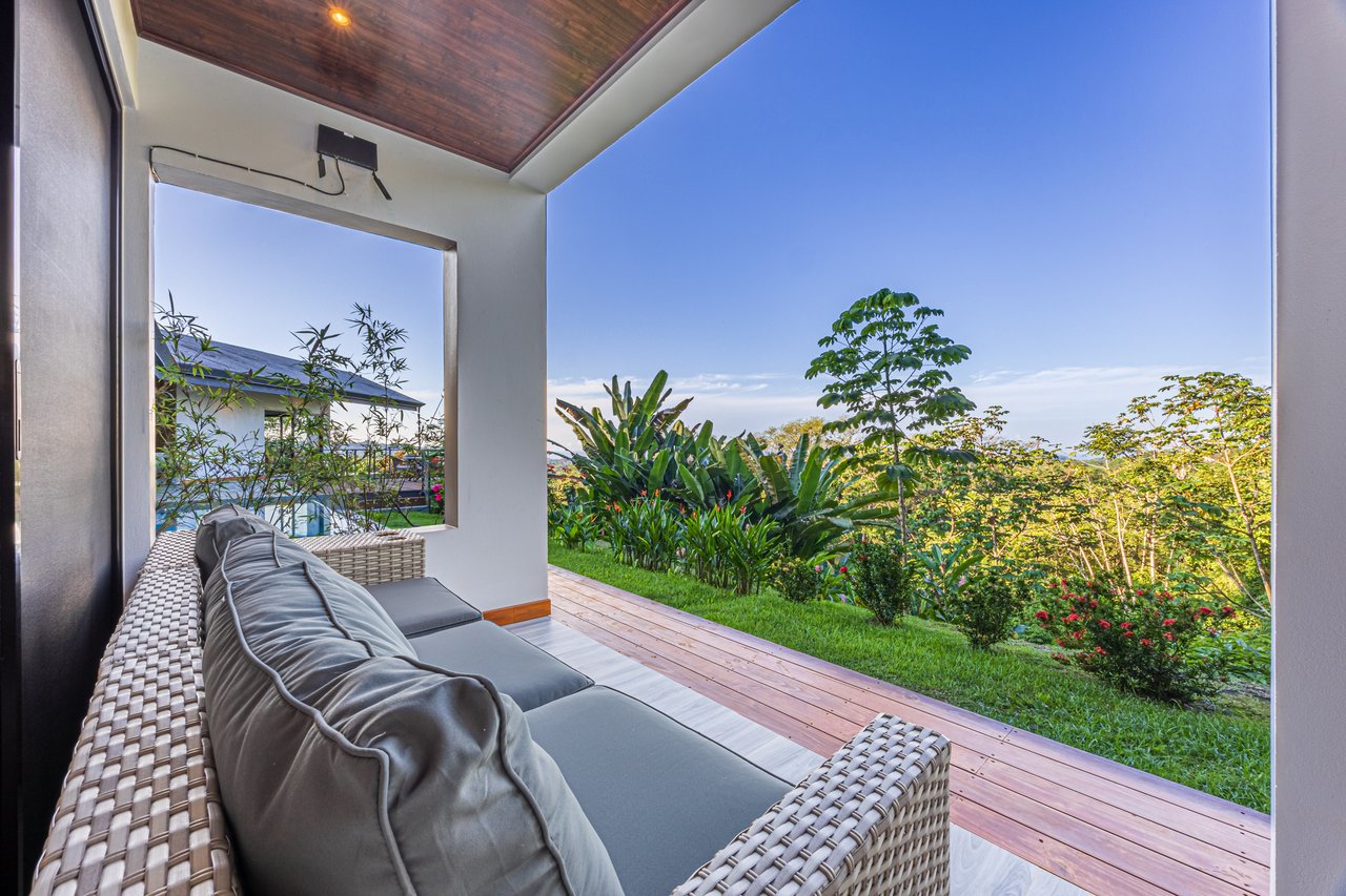 Beautiful Ocean View Casa Espiritu de la Jungla in Ojochal.  Accepting Bitcoin!