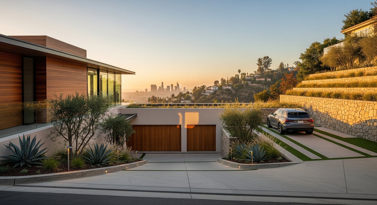 Hillside Access And Parking In Hollywood Hills
