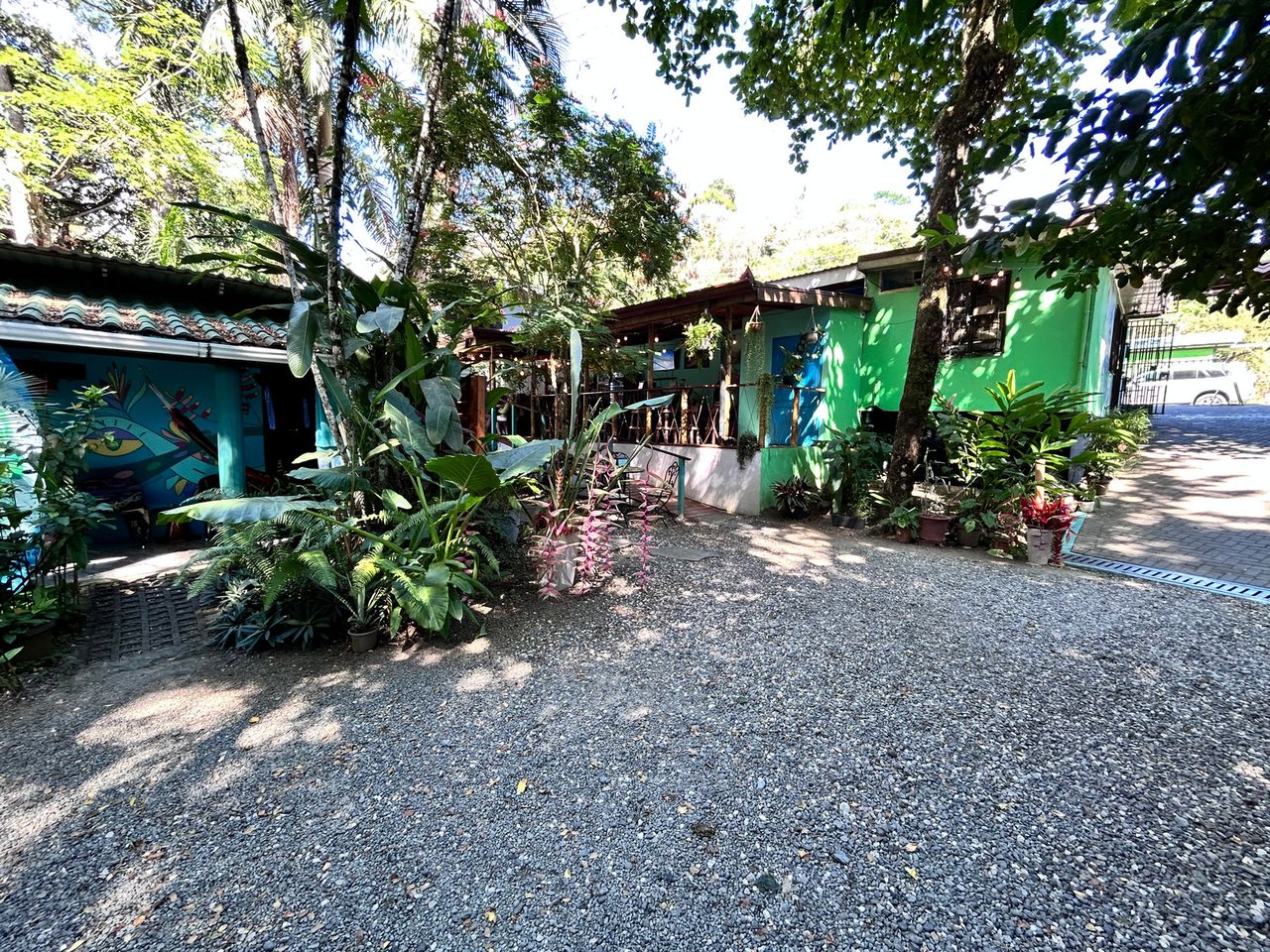 0.23 ACRES – Multi-Business Property In The Heart Of Dominical – Restaurant, 4 Cabins & Commercial Rental!!!!