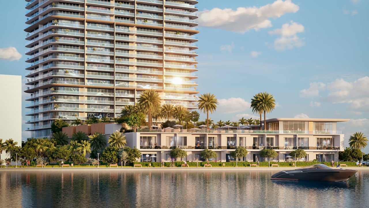 Icon Beach architecture water view 