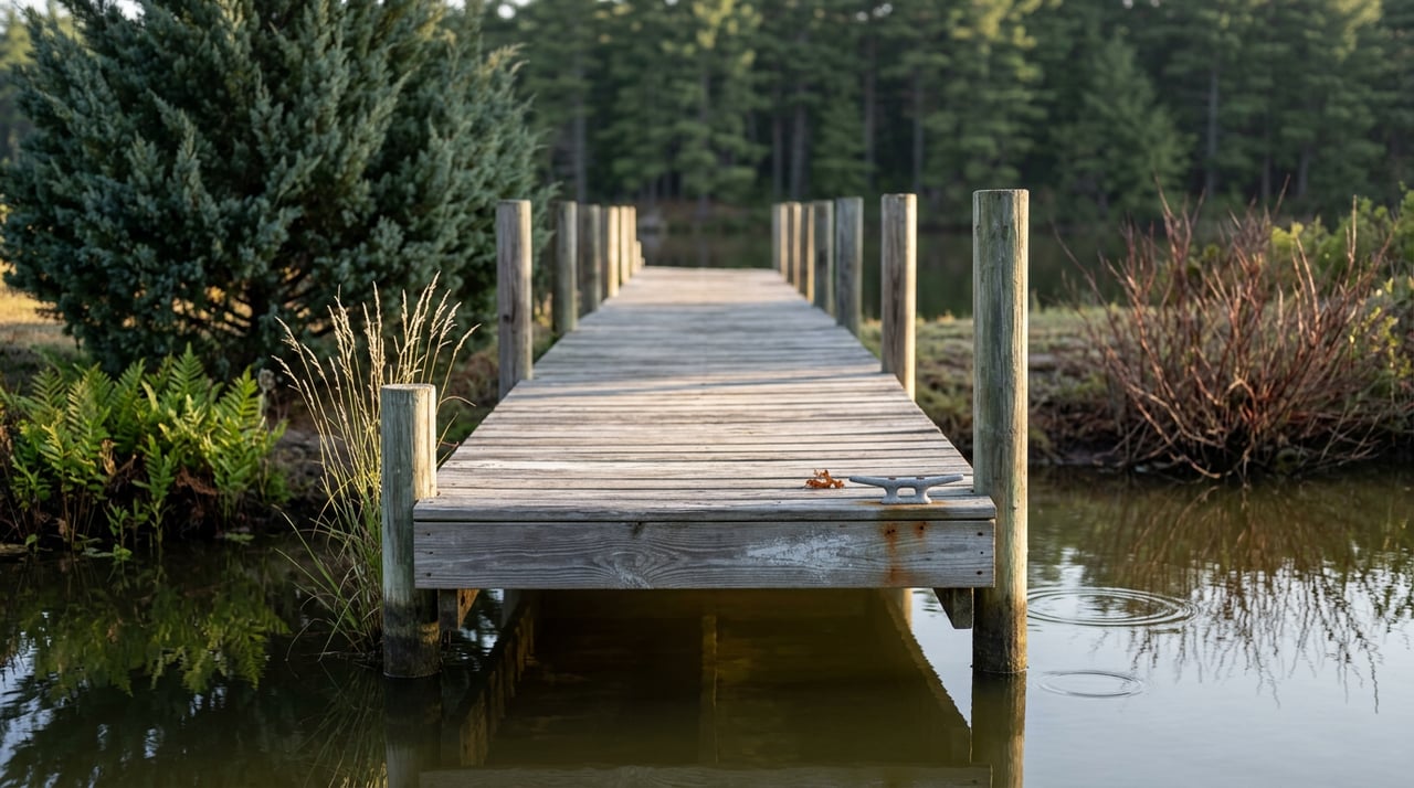 In Sherman, the Candlewood Lake Dock in the Listing Photos May Not Be Part of the Sale