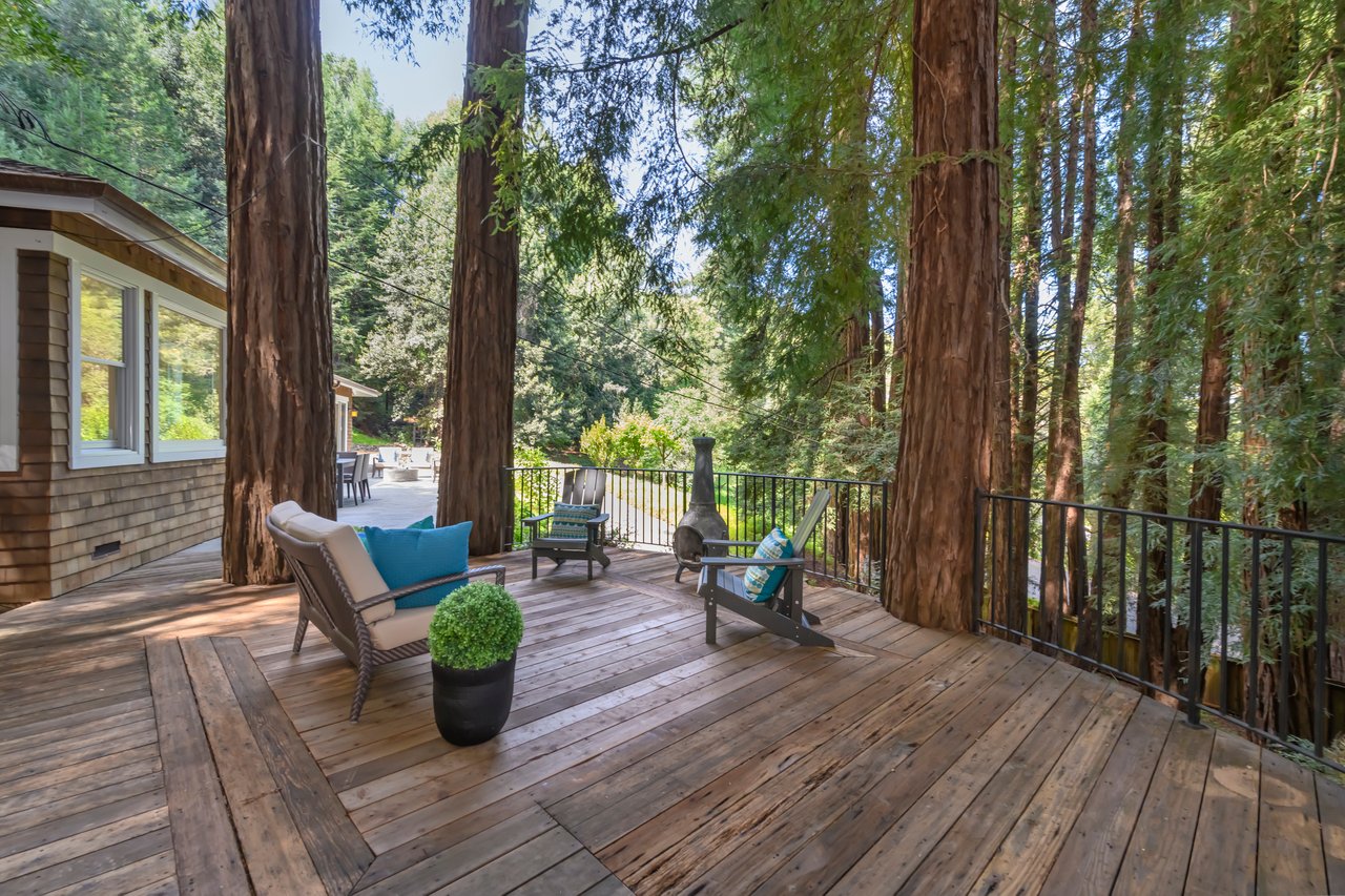 Enchanted Single-Level Haven Among the Redwoods