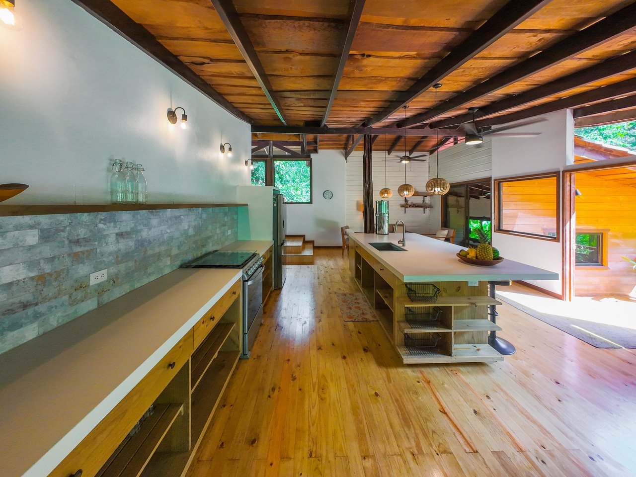 Serene Jungle Home + Guest Cabin on 3 Acres and River