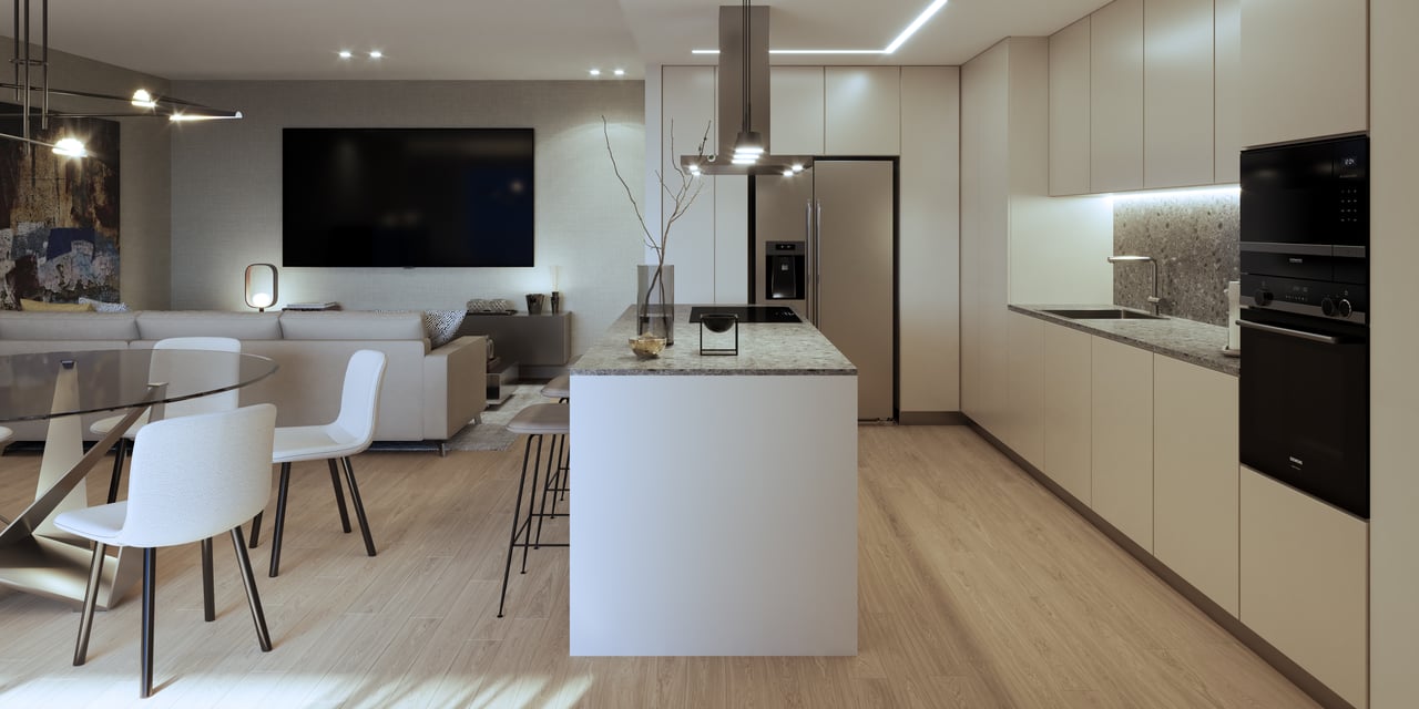 Impressive Three-Bedroom Apartment in Private Address