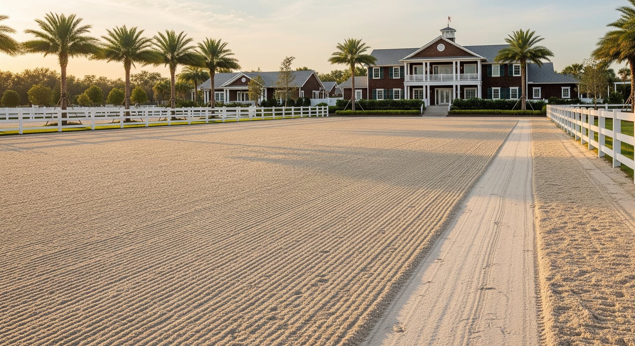 Arena Footing Types for Wellington Equestrian Properties