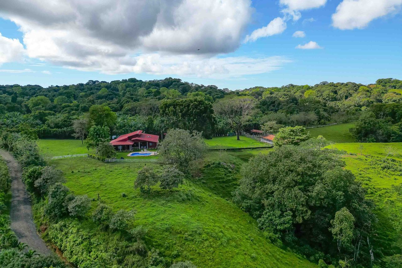 Nearly 50 Acres of Natural Beauty Amazing Mountain Views Luxury Nature Estate in Naranjito, Quepos