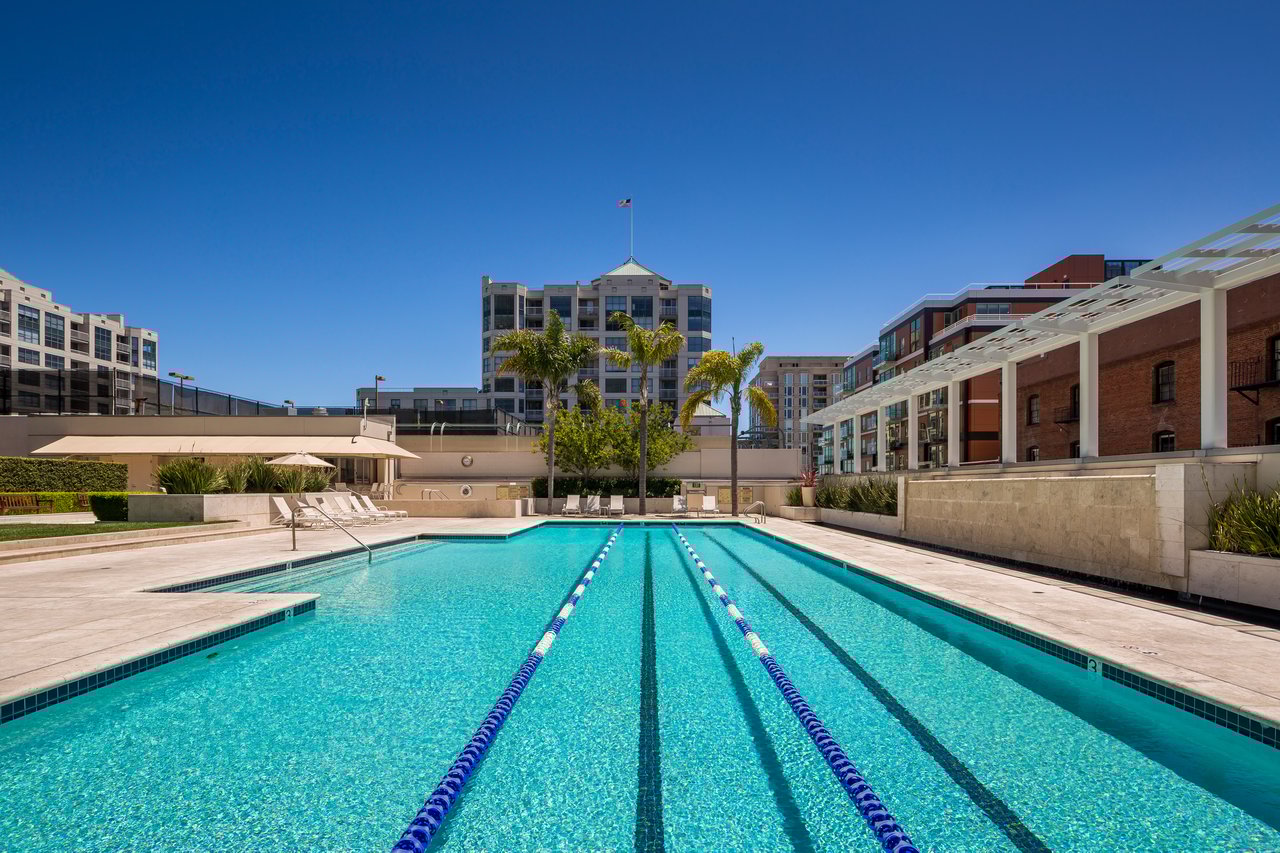 Pool & Bay Views at The Brannan