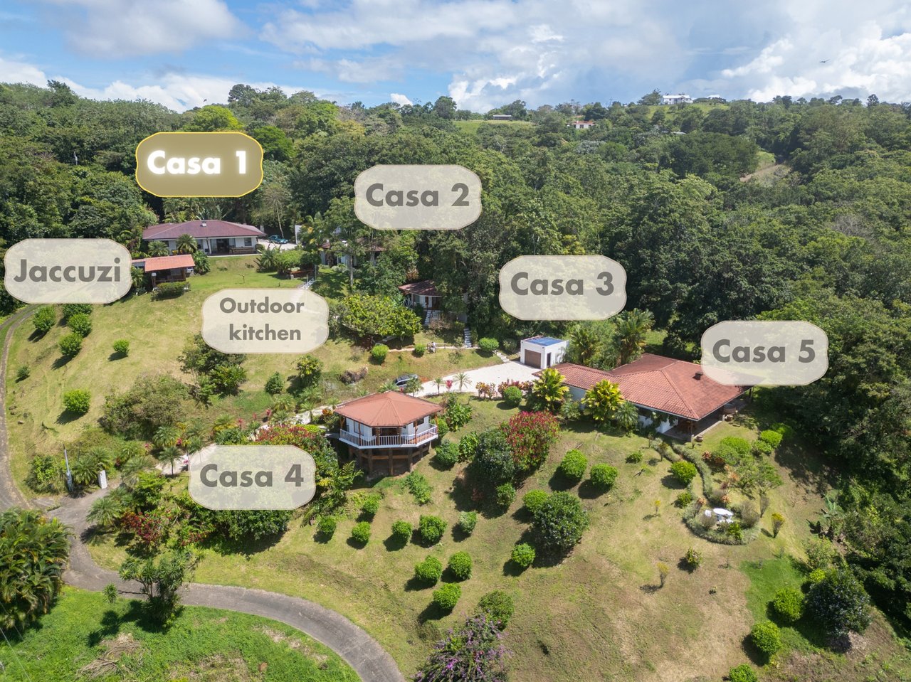 Casa Blanca | Multi-Villa Estate with Lake Views - Nuevo Arenal
