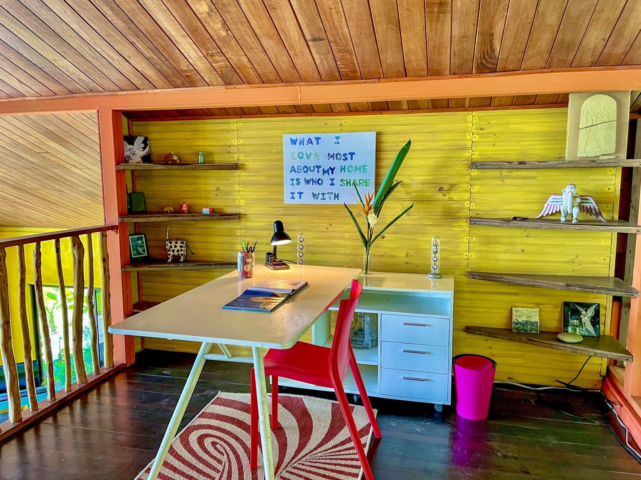 2.35 ACRES- 2 Bedroom Colorful Jungle Home With Ocean Views, Privacy, Room To Build More, Only 10 Min To Dominical!!!