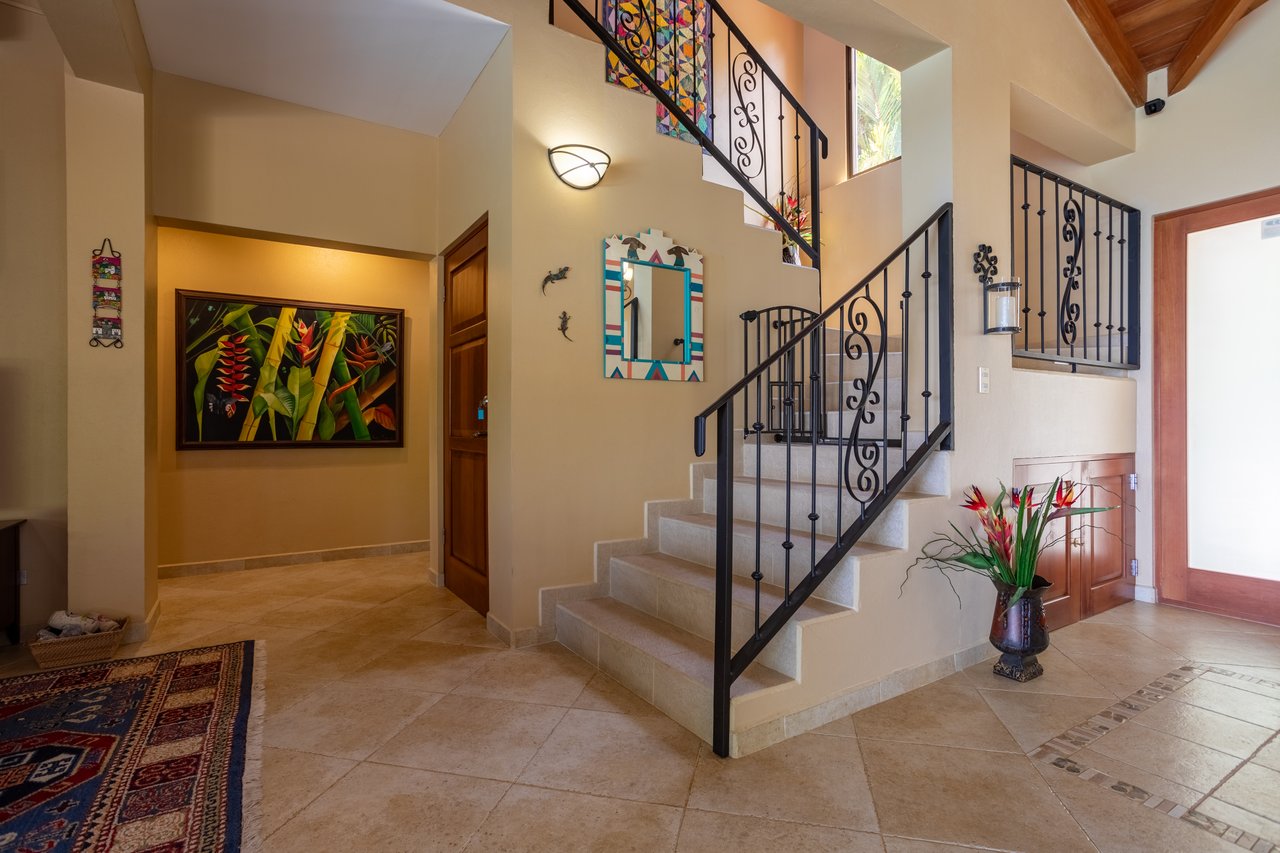 Private Luxury Villa with Whale Tail Ocean View Close to Downtown Uvita