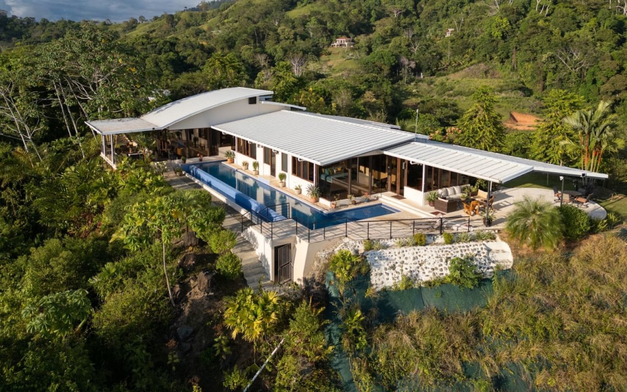 Tucked-Away Mansion Offers Views—and Pickleball—Above the Costa Rican Rainforest