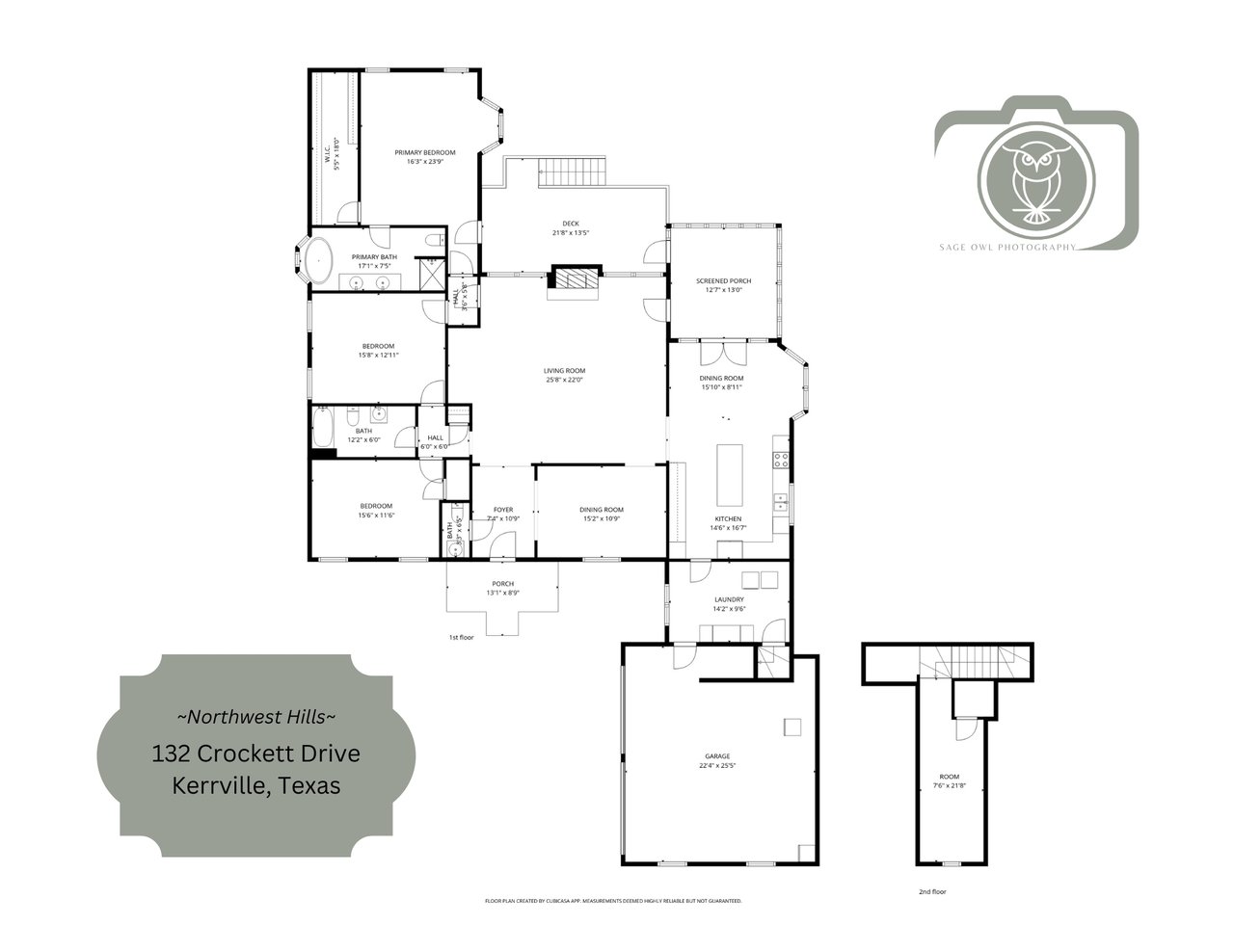 Hill Country Home in Northwest Hills | 3 Bed | 2.5 Bath | ±2,700 Sq Ft | ±0.80 Acres | Kerrville, TX