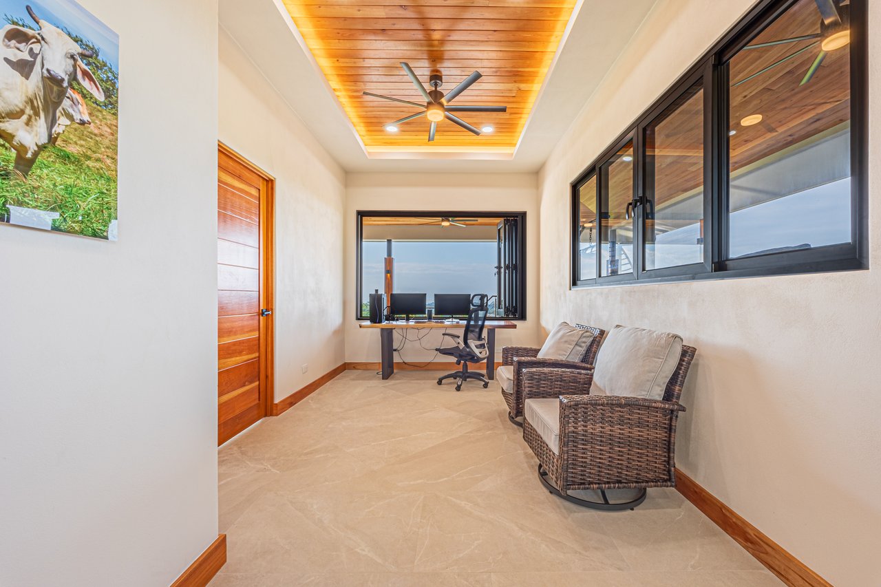 4 ACRES – 3 Bedroom Home “The Crystal Shire” With Wide Ocean View, Creek, Solar Power, Fine Craftsmanship, Self Sufficiency!!