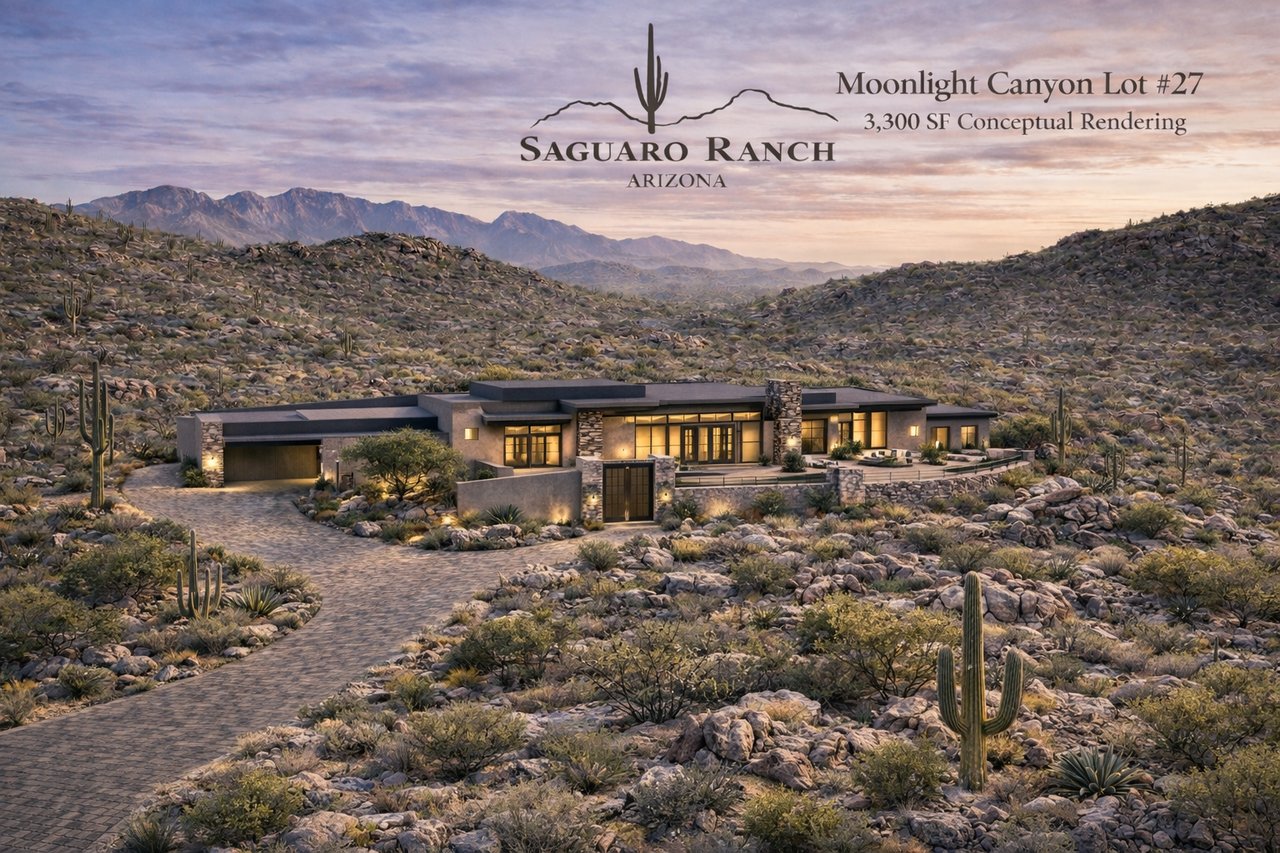 Moonlight Canyon Lot #027: Intimate Custom Homesite with Desert and Mountain Views 