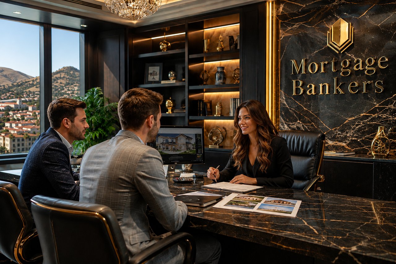 Real estate investor reviewing financing options for investment properties on the Central Coast
