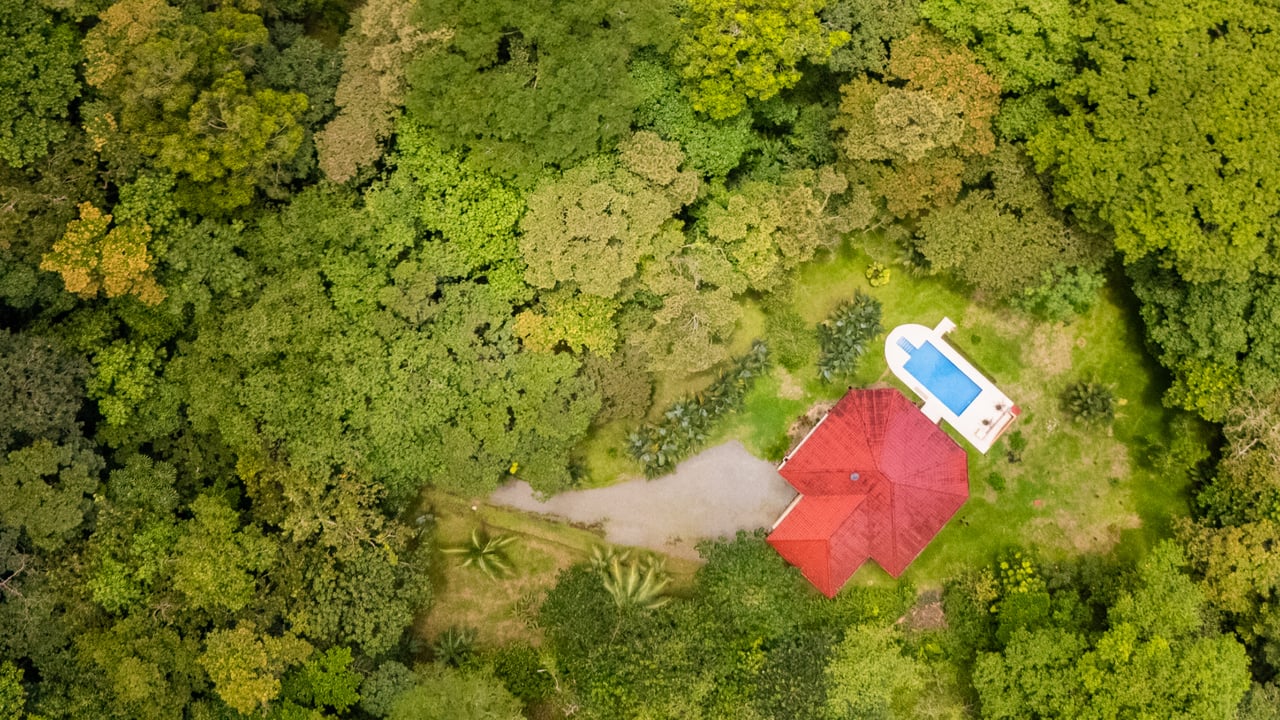 Ojochal Home for Sale with Pool, Creek & 1.6 Acres