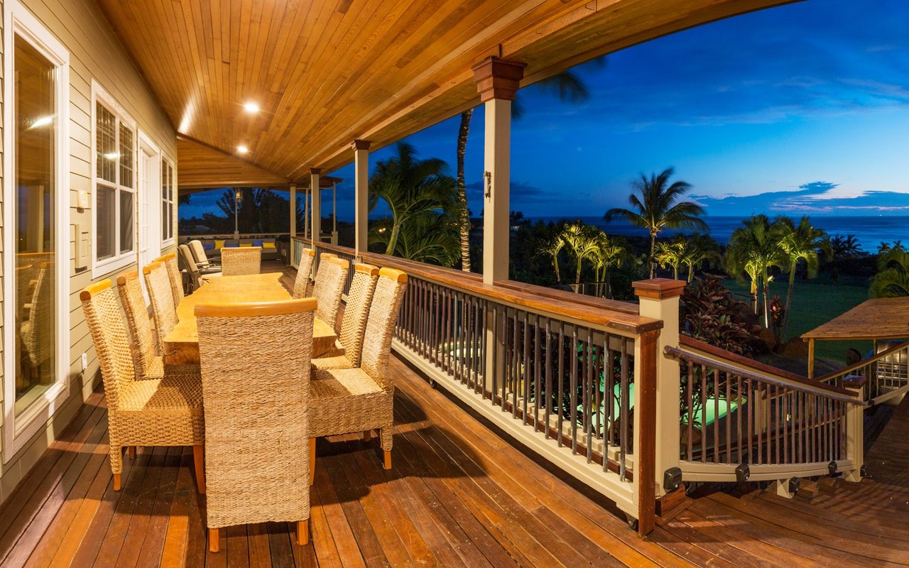 Dining Spaces Become Even More Important in a Big Island Luxury Home