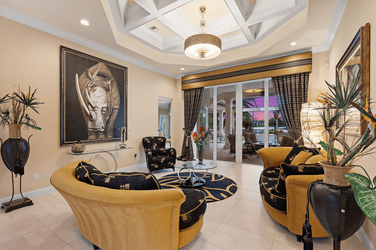 16416 Clearlake Avenue  |  Drama and luxury characterize this estate-size home in The Lake Club