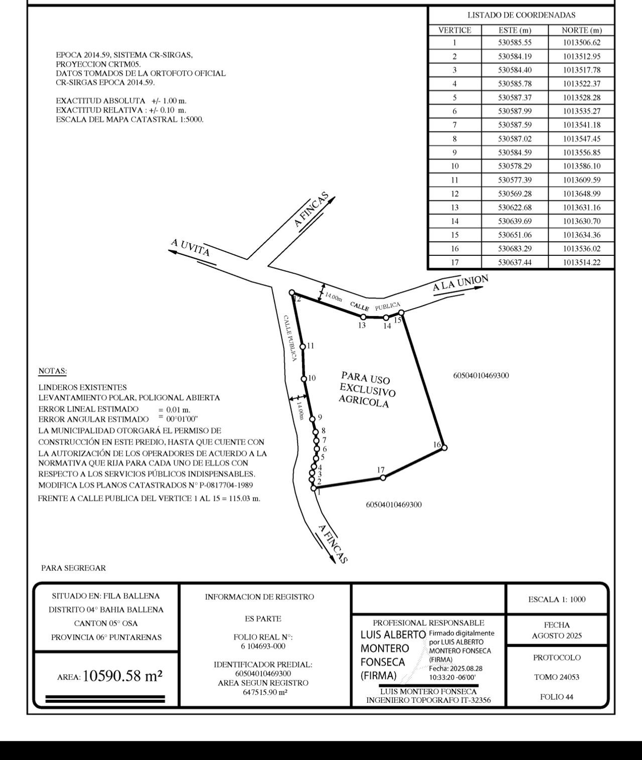 Two Ocean View Lots in Uvita – Easy Access and Large Building Sites