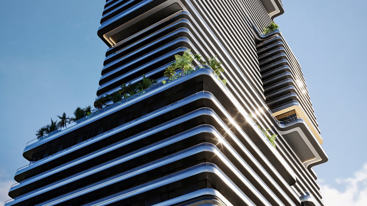 Mercedes-Benz Places Miami architecture facade 