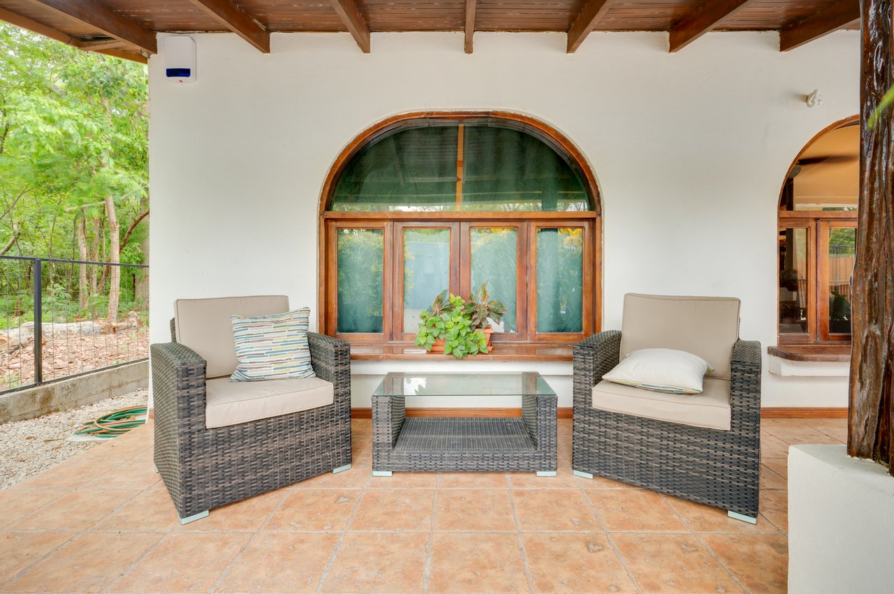 Casa de Luz | 3BR Tropical Home with Pool & Rancho, Walk to Potrero Beach