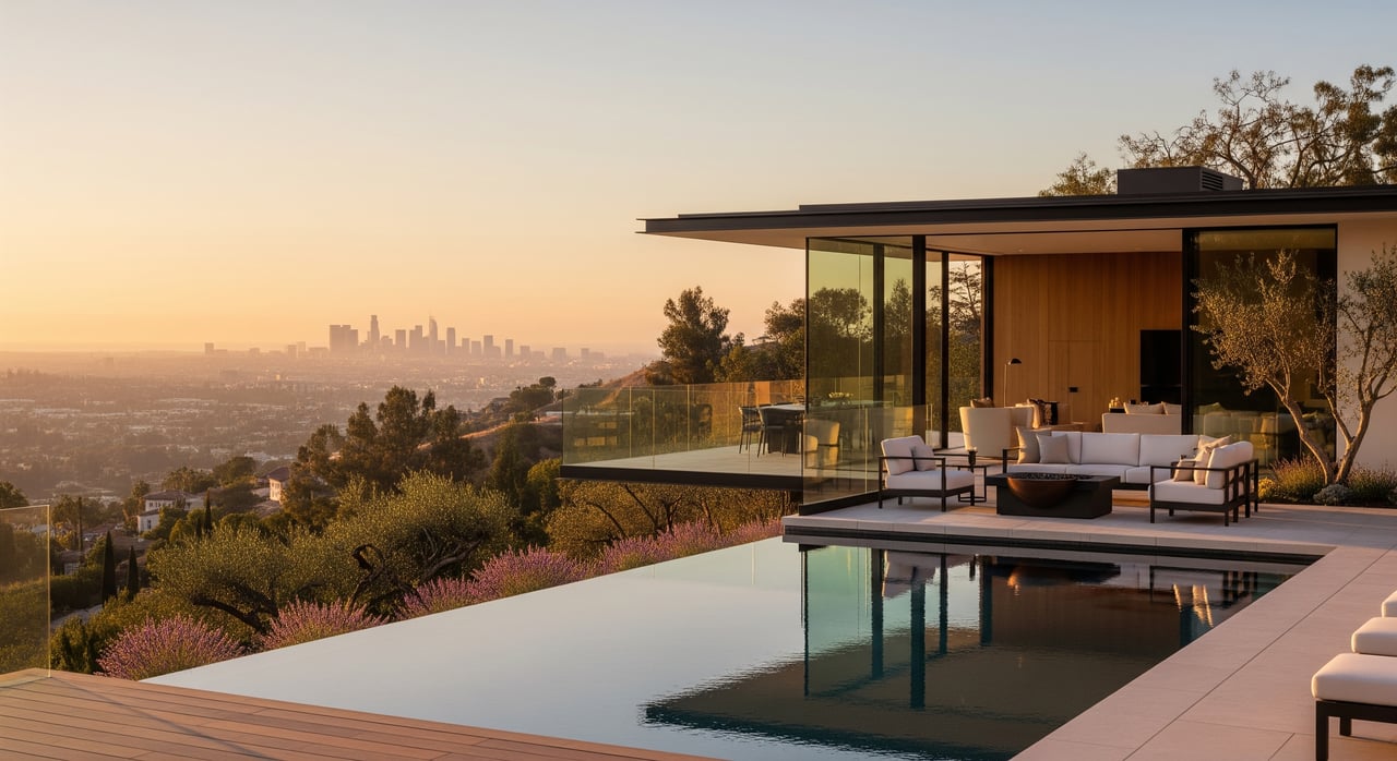 Pricing View Premiums in the Hollywood Hills
