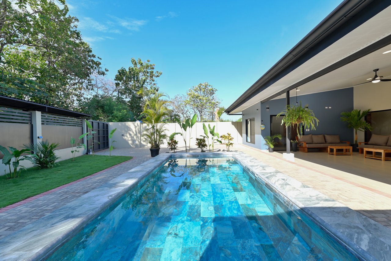 Modern Coastal Luxury: New 3-Bedroom Home Steps from South Pacific Beach