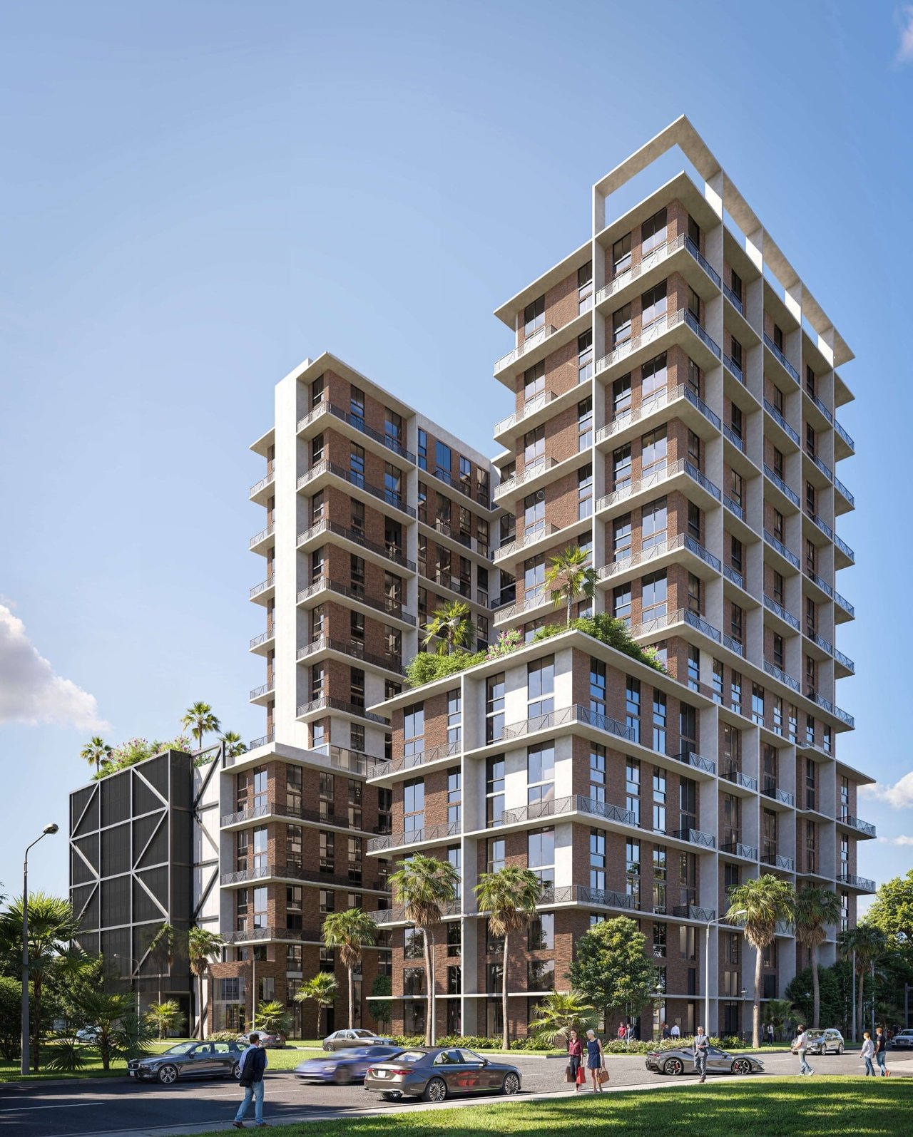July 2025 Bold, Modern 'Little River Live Local' Tower With 348 Units Submitted to UDRB