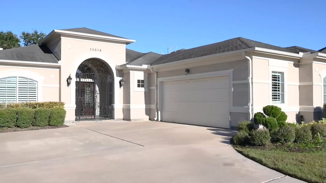 Discover a Luxurious One-Story Villa: Custom Kickerillo Home in an Exclusive Gated Community