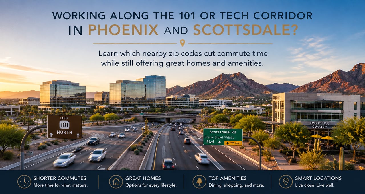 Best Phoenix and Scottsdale Zip Codes for Short Commutes To the Tech and Business Corridor