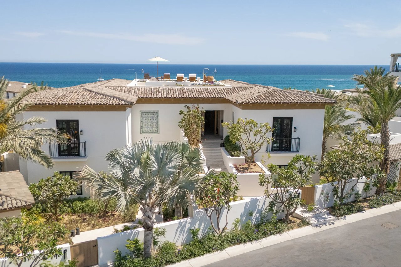 Four Seasons Cabo oceanfront villas with panoramic waterfront views, refined architecture, and seamless indoor outdoor living