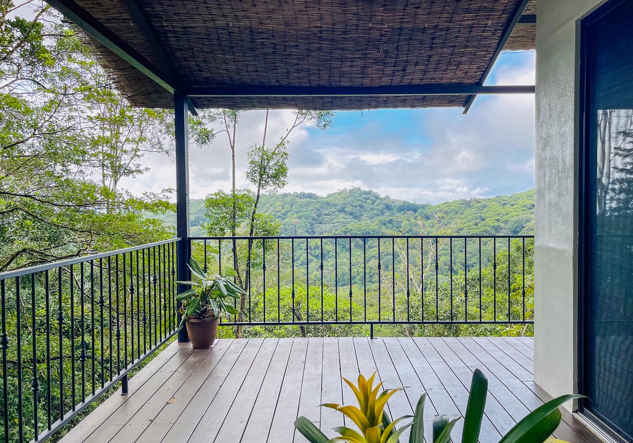 Jungle Canopy Retreat with Ocean, Cano Island & Mountain Views Near Dominical