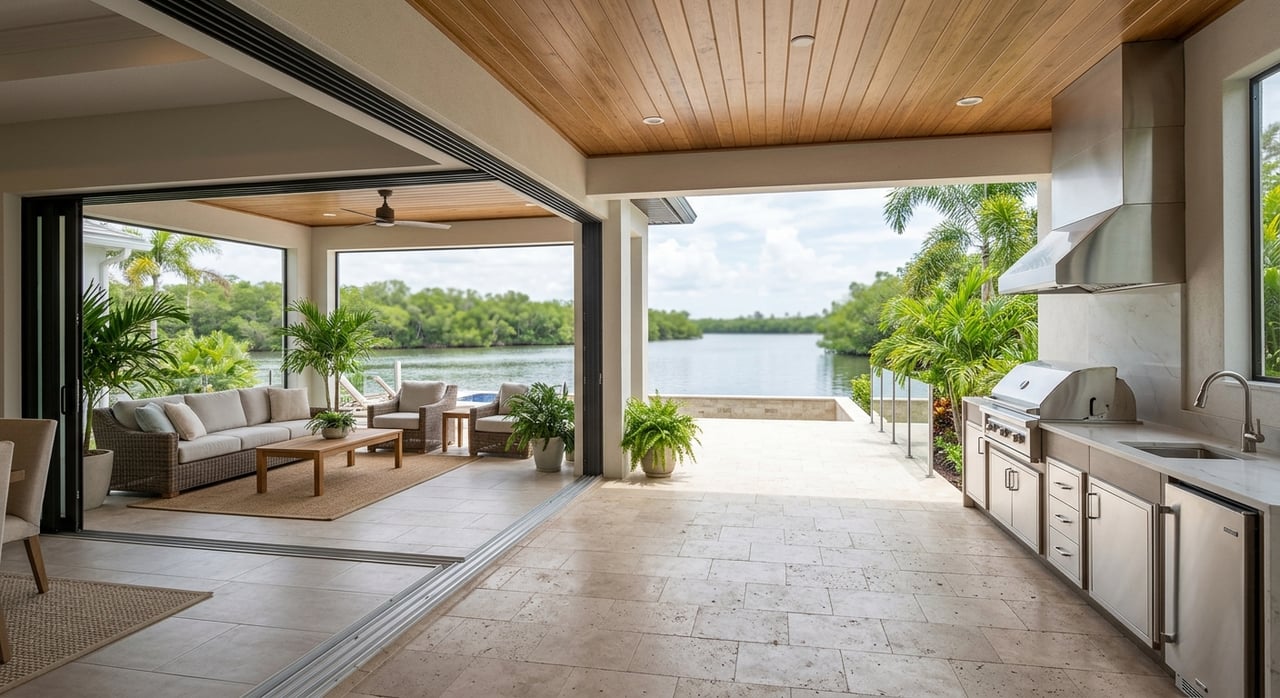 Key Waterfront Home Features On Manasota Key