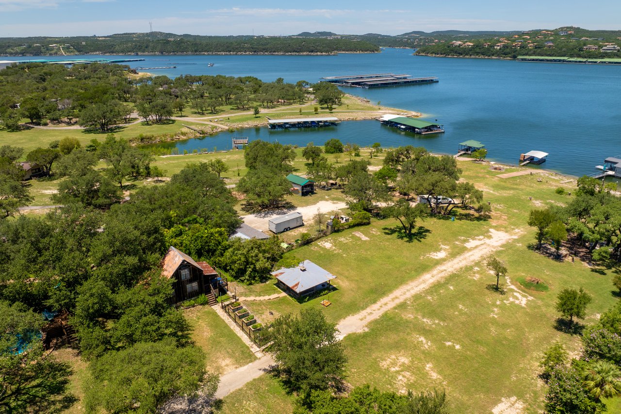 Lake Travis Waterfront! 2 homes, 3 acres with dock!