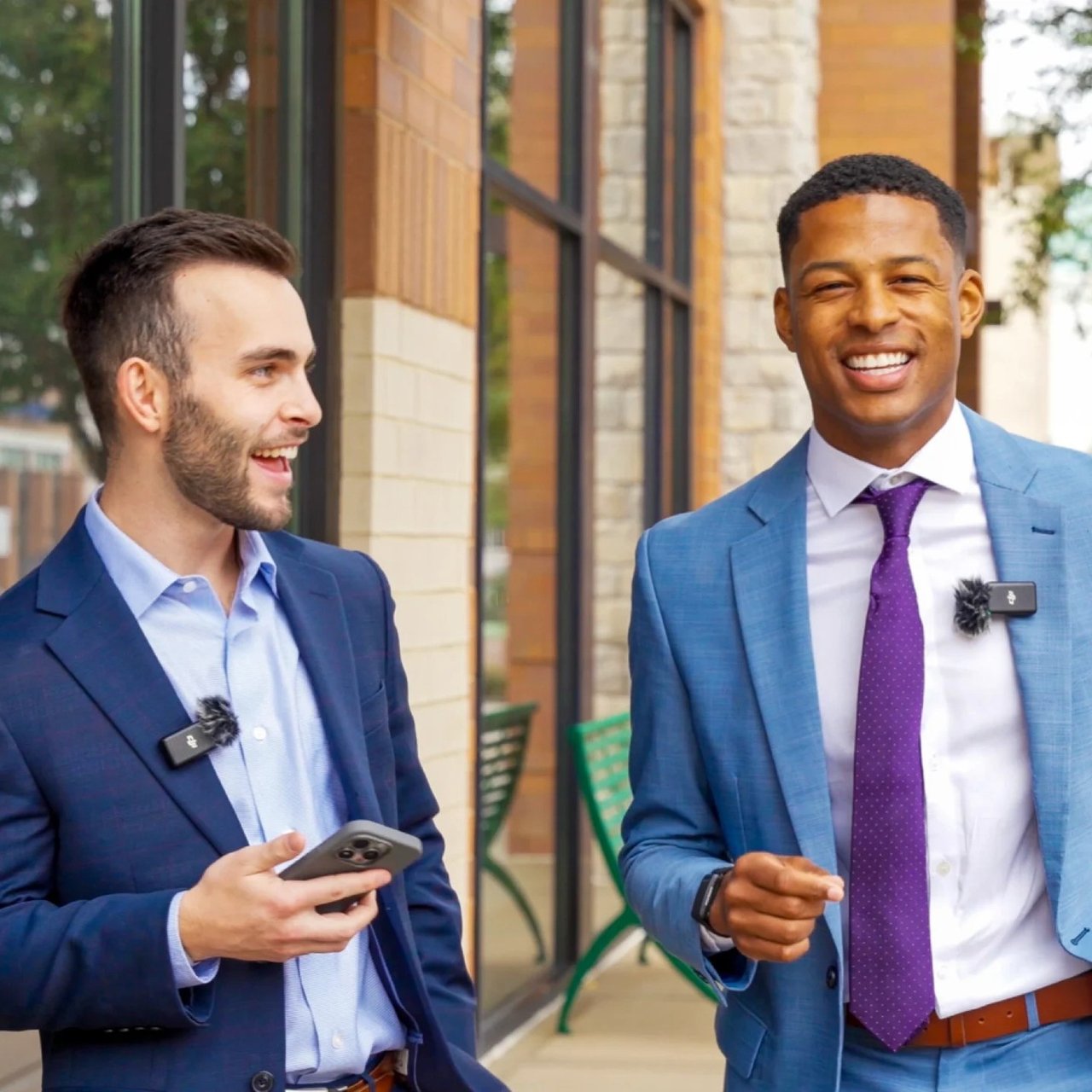 Coleman Johns Group agents in Brentwood — lifestyle team photo outside a listing