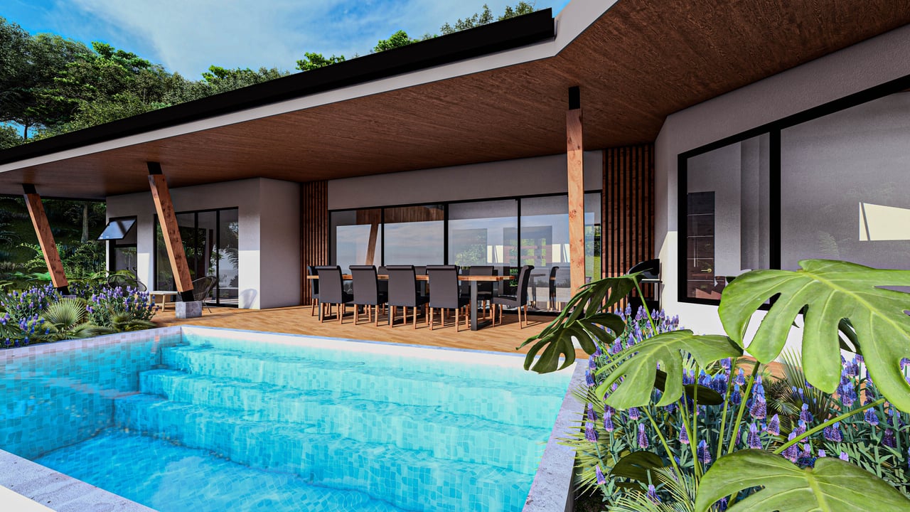 Price Reduced! Panoramic Ocean View Lot in Prestigious Phase 11 Ojochal – 2.77 Acres with Luxury 3D Home Design Included