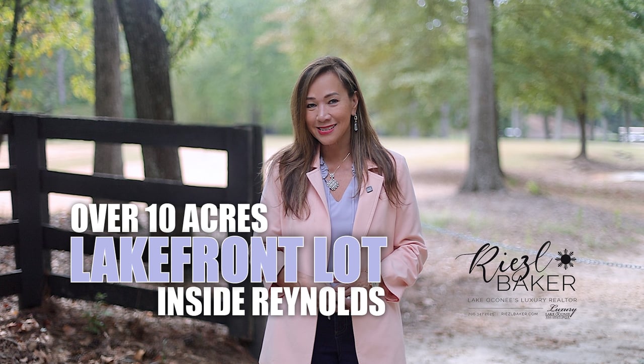 RARE 10 Acre Lakefront Lot in Reynolds Lake Oconee