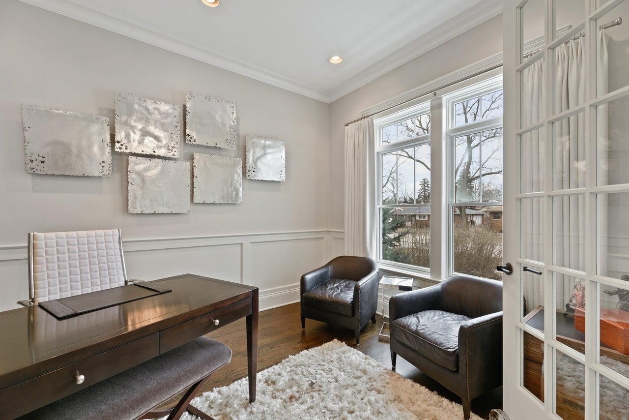 charming home in the coveted Old Town area of Western Springs is spectacular