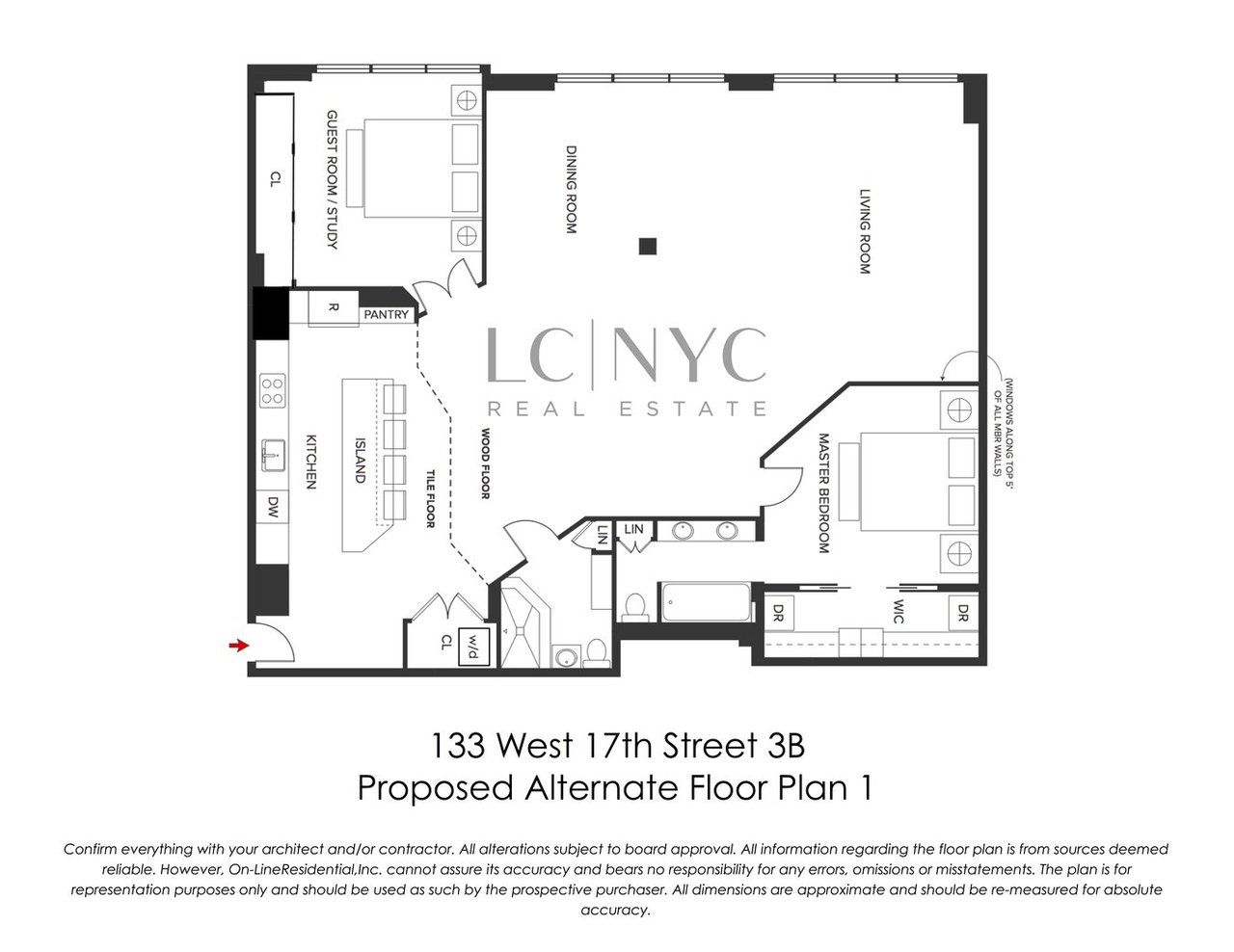 133 West 17th Street Unit: 3B