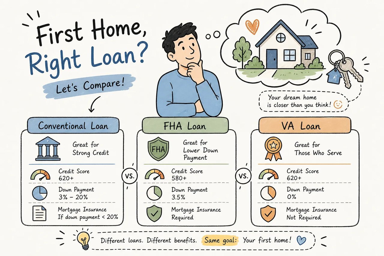 Which Loan is Right for First-Time Home Buyers?