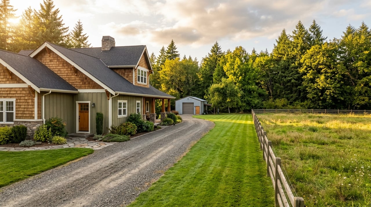 What Life Looks Like On A Home-Plus-Land Property Near Quincy