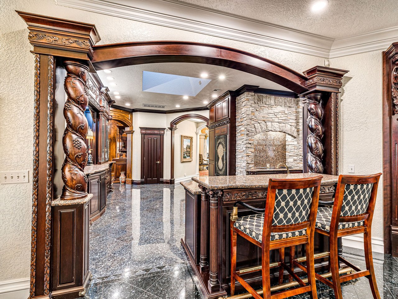 Mediterranean Estate Surrounded by the Beauty of Grand Lake 
