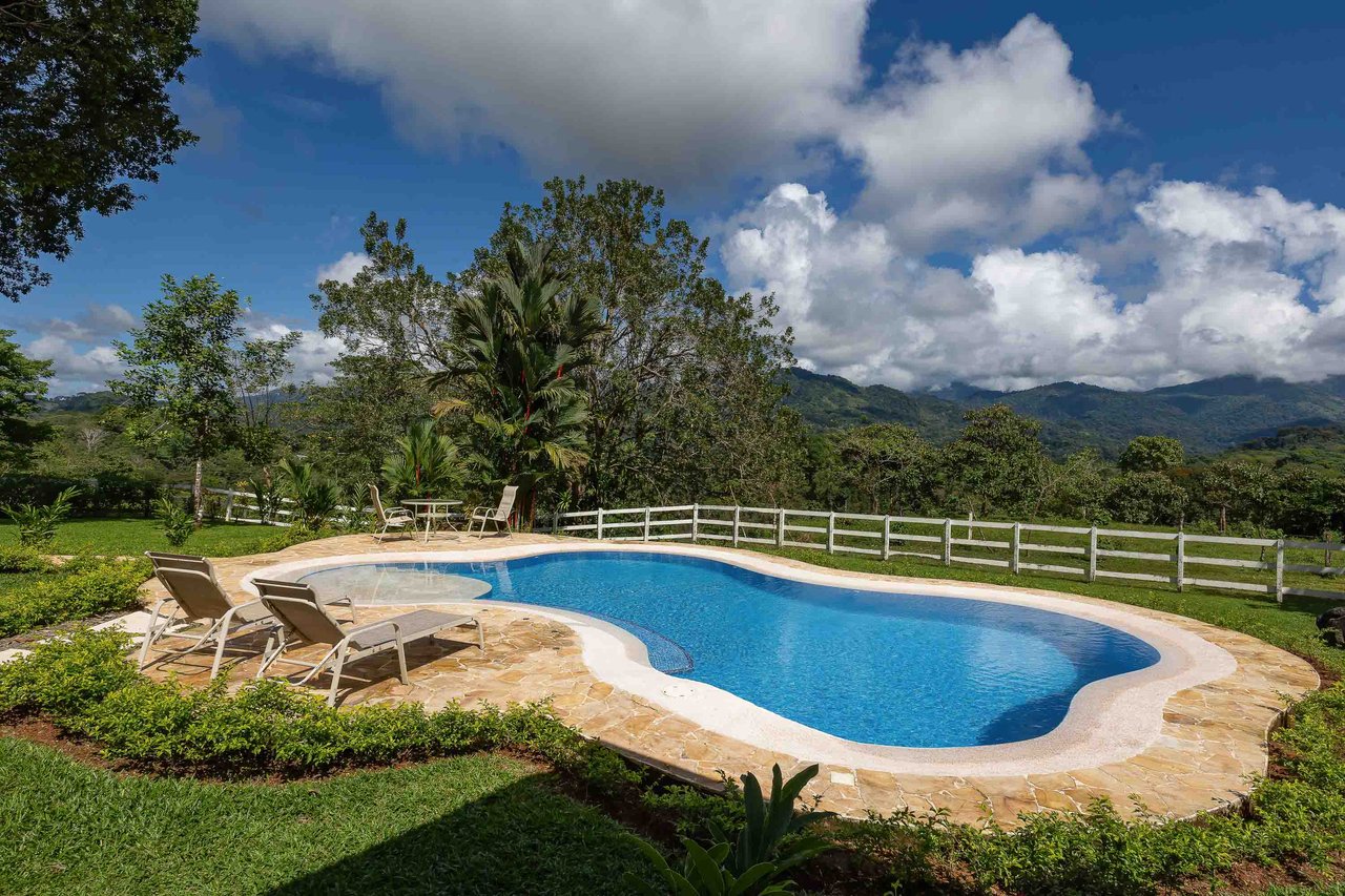 Nearly 50 Acres of Natural Beauty Amazing Mountain Views Luxury Nature Estate in Naranjito, Quepos